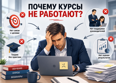 Почему курсы не&nbsp;работают: разбираем системные ошибки корпоративного обучения