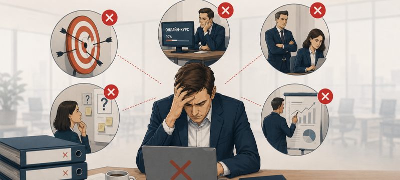 Почему курсы не работают: разбираем системные ошибки корпоративного обучения