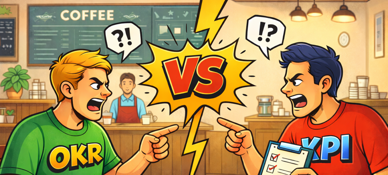 OKR vs&nbsp;KPI: когда бариста спорит с&nbsp;цифрами