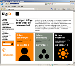 DigiD - сервис уникальной идентификации в Нидерландах, не использующий сертификаты ЭЦП