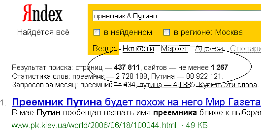 Результат запроса "преемник & Путин". ecm-journal.ru