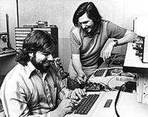 Стив Возняк и Стив Джобс - APPLE Computers.
