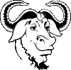 Heckert GNU white. Изображение распространяется по лицензии Free Art License.