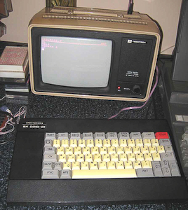 Персональный компьютер "БК 0010-01". У нас, правда, были немного друие машины, с клавиатурой, напечатанной на бумаге и покрытой сверху полиэтиленовой пленкой.