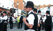 Британская полиция на страже порядка